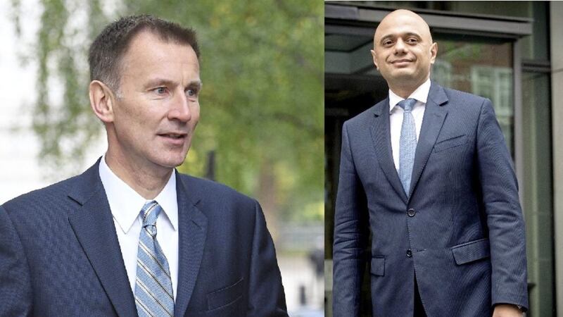 Claims about the border and the withdrawal agreement by Jeremy Hunt and Sajid Javid have been rejected by Dublin  