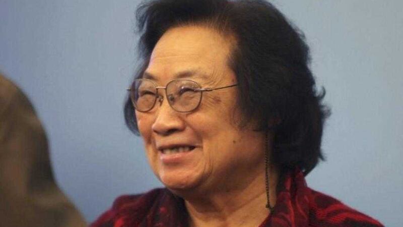 Chinese medical scientist, pharmaceutical chemist, pharmacist and educator Professor Tu Youyou, joint winner of this year&#39;s Nobel Prize in Physiology or Medicine 