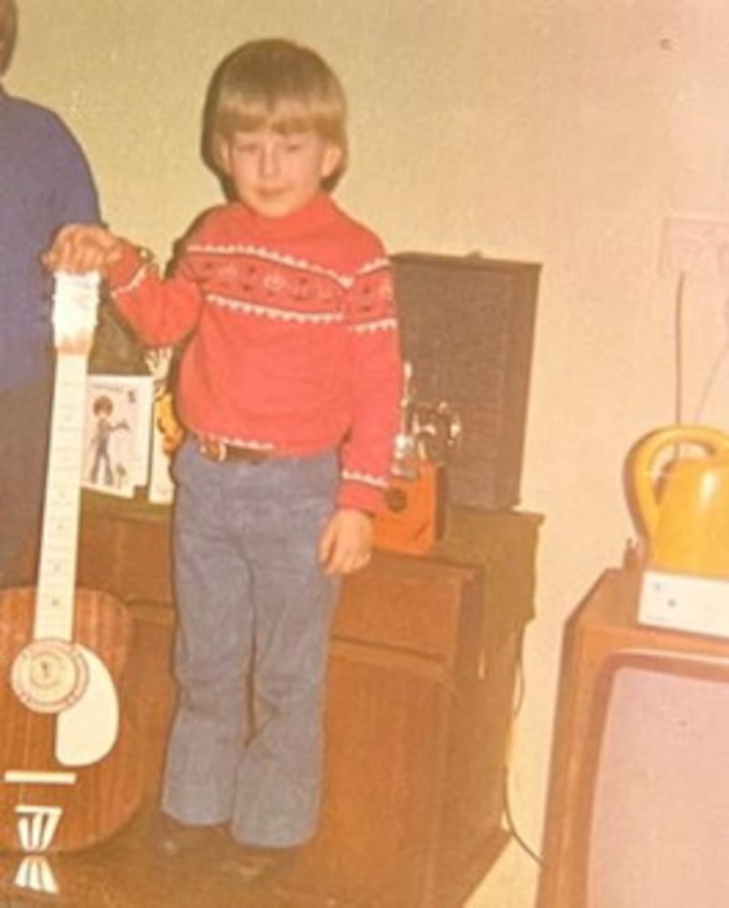 Patrick Kielty shared a photograph of himself as a young boy when applications for The Late Late Toy Show 2023 opened recently