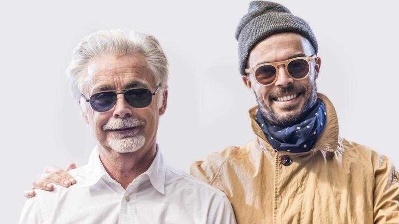 Real friends: Eoin Colfer and Oliver Jeffers have joined forces for the picture book Imaginary Fred