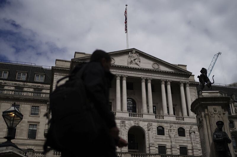 A general view of the Bank of England in London (Jordan Pettitt/PA)