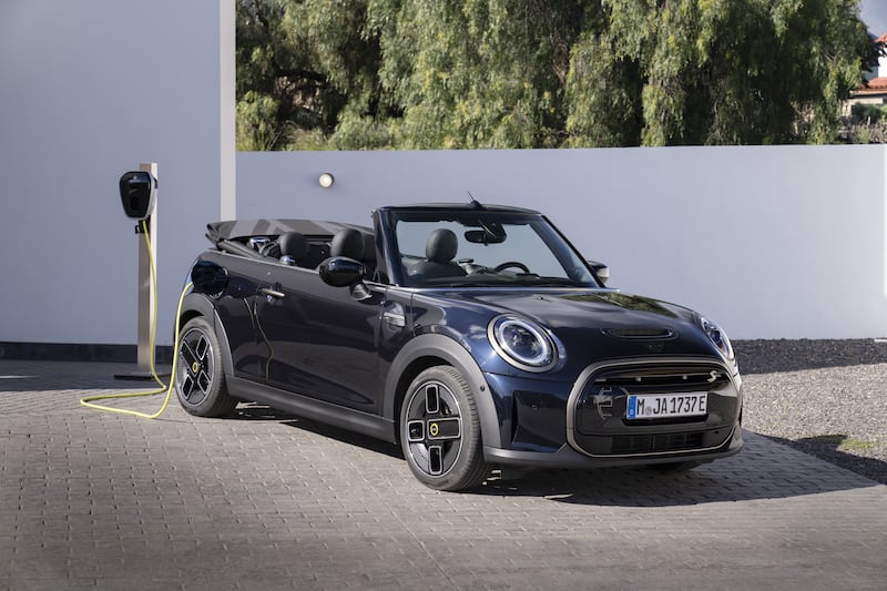 You can have the Mini Electric Convertible in any colour you like as long as it's black (or white)