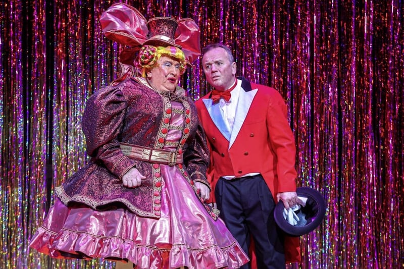 A marriage made in theatre land - panto partners John Linehan and Paddy Jenkins 