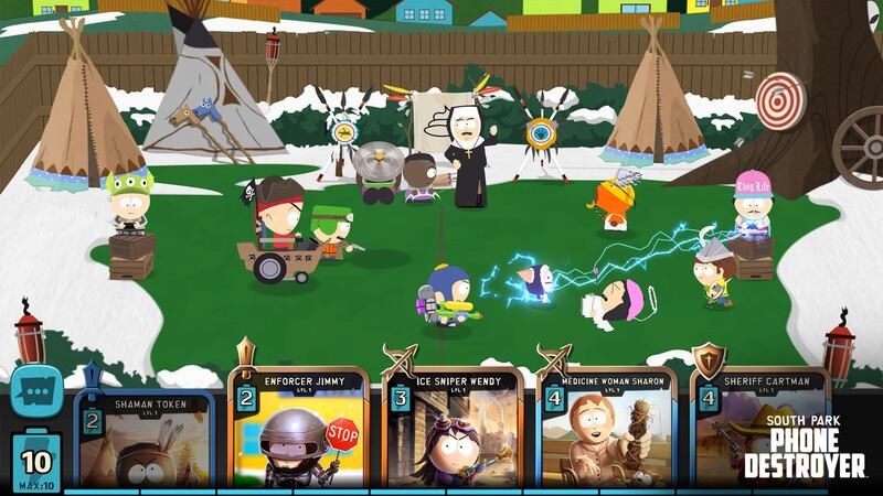 South Park: Phone Destroyer is free to download on iOS and Android.