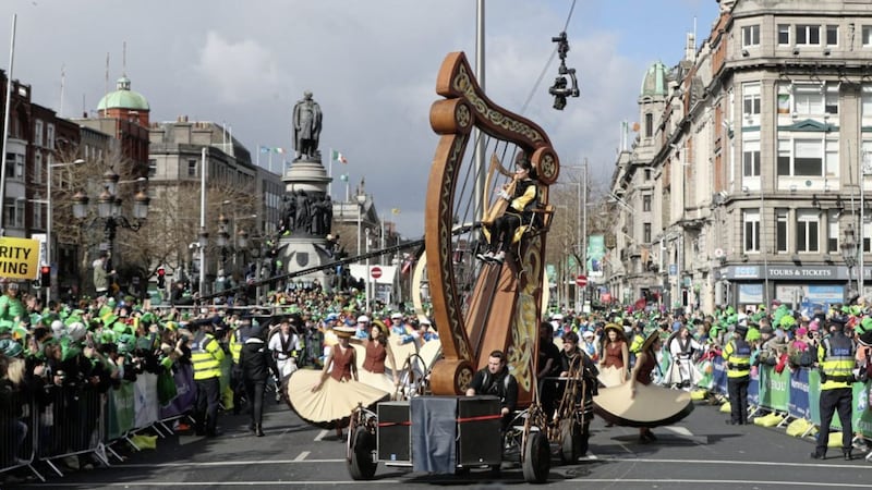 Participants during last year's St Patrick's Day Parade in Dublin. Picture by Niall Carson/PA Wire