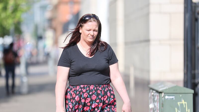 Jolene Bunting at a previous hearing at Belfast Laganside Court .Picture by Hugh Russell