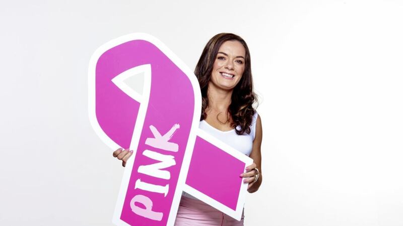 Joanne Clarke is supporting Cancer Focus Northern Ireland&#39;s new fund raising campaign, &#39;Support Your Girls&#39; 