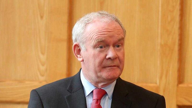 Sinn Fein Deputy First Minister Martin McGuinness. Picture Mal McCann 