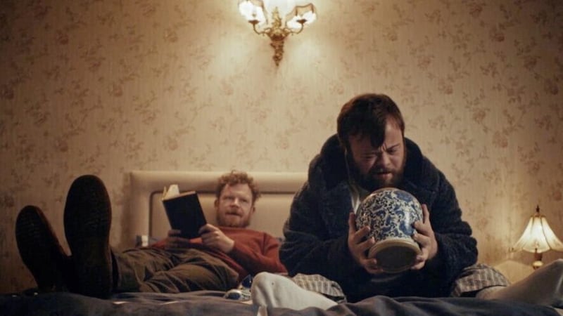 Seamus O'Hara and James Martin in An Irish Goodbye. The film won the Best Short category at Sunday's Irish Film and Television Awards. 