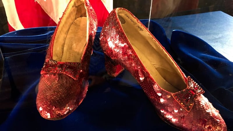 A man has been indicted over the theft of one of the pairs of slippers worn by Judy Garland in The Wizard Of Oz (AP Photo/Jeff Baenen, File)