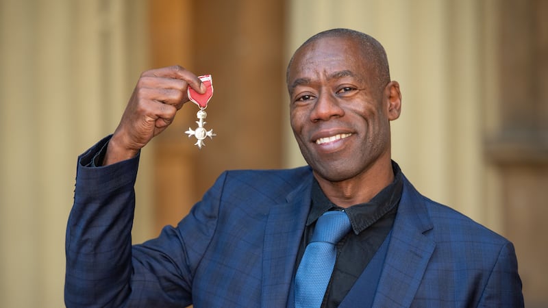 The singer was made an MBE for services to music and picked up his gong at an investiture ceremony at Buckingham Palace.