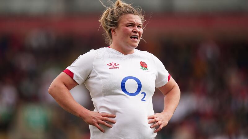 Sarah Bern scored a try for England (Mike Egerton/PA)