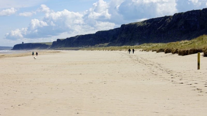 Benone Strand, setting for this Sunday&#39;s canicross race 