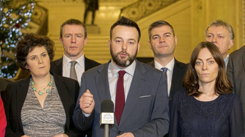 A fresh election would leave five SDLP seats vulnerable. Picture by Liam McBurney/PA Wire 