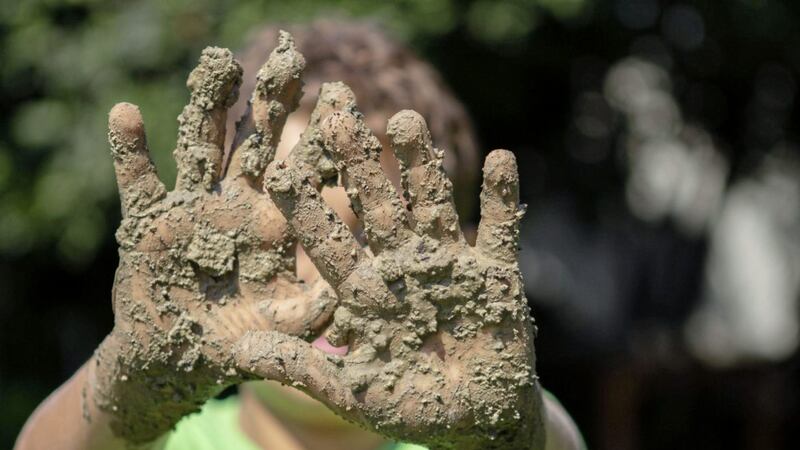 Get into the garden and give children an excuse get their hands muddy 