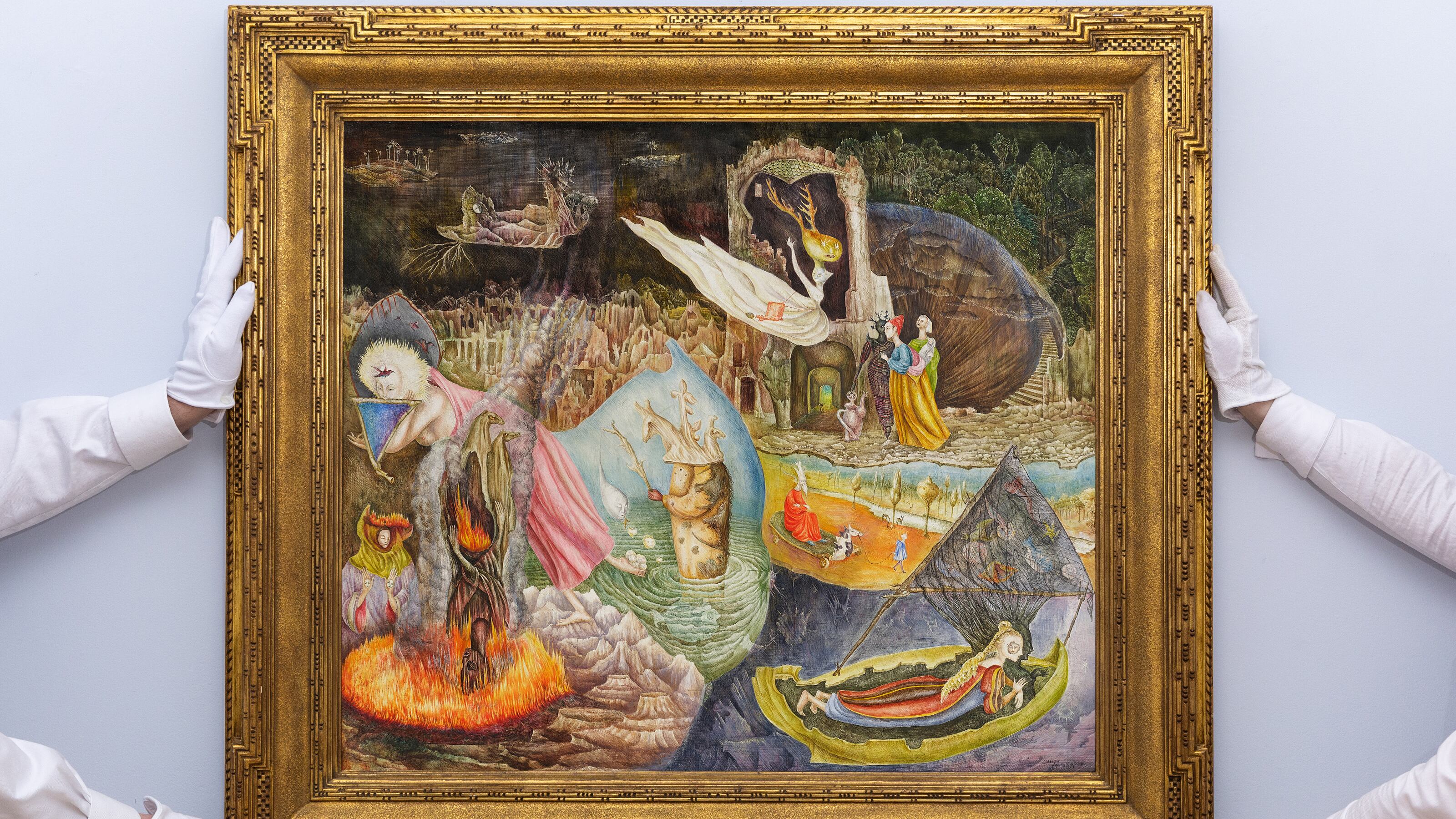 Les Distractions de Dagobert by Leonora Carrington has sold for more than £22m