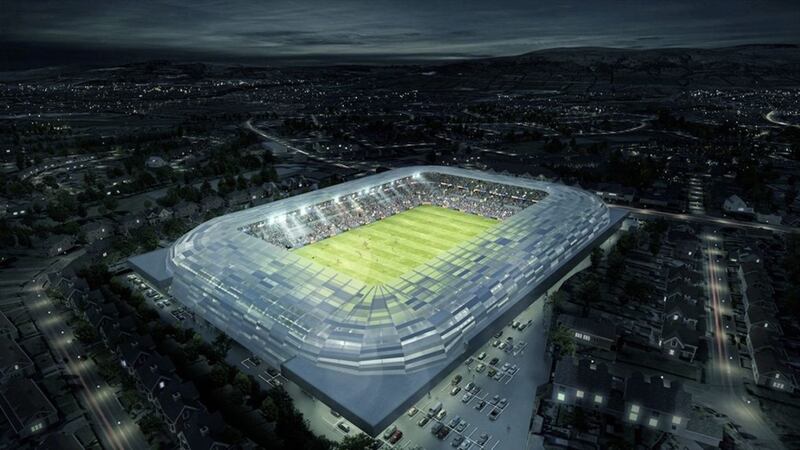 Plans for the redevelopment of Casement Park in west Belfast 