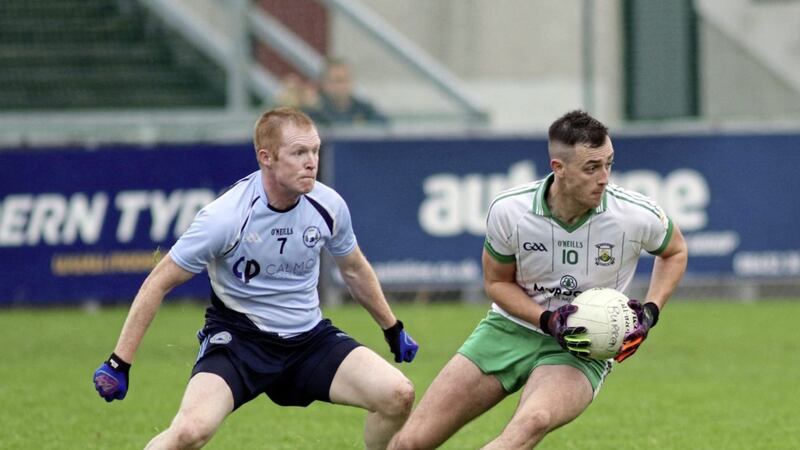 Ryan Treanor has been in fine form in this year&rsquo;s Down SFC for Burren and will be a huge threat to Castlewellan in Pairc Esler Picture by Louis McNally 
