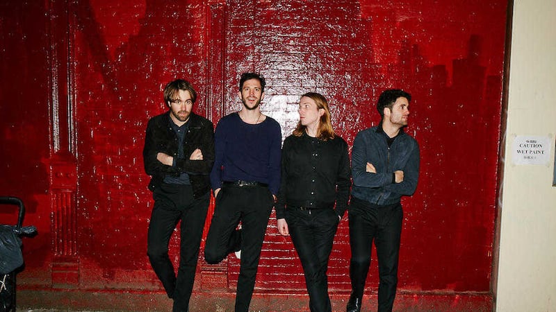 The Vaccines, with singer/guitarist Justin Hayward-Young (far left) 