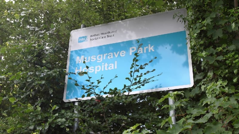 Access to Musgrave Park Hospital in south Belfast was restricted on Thursday