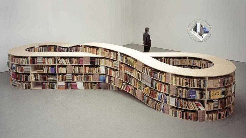 The Bluffer is first to admit that his bookshelves are not as cool as this one in the picture  