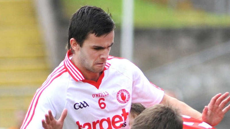 Conor Mallon in action for Tyrone. Picture by Pat McSorley 