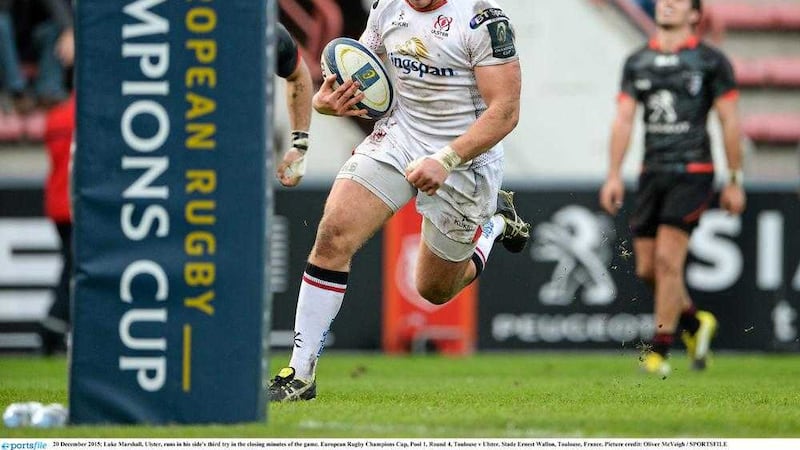 News that in-form Luke Marshall has signed a contract extension was a boost to Ulster ahead of tonight&#39;s showdown with Zebre 