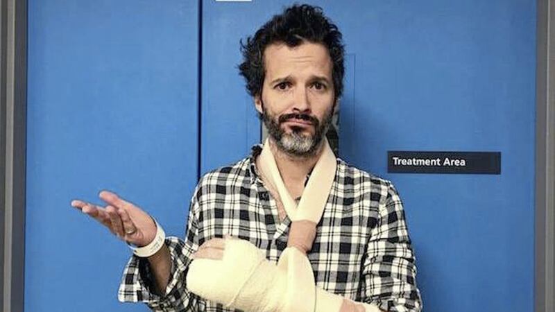 Flight of The Conchords have had to postpone their upcoming Dublin live dates due to Bret McKenzie breaking his hand 
