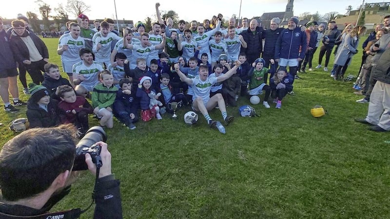 Newry Shamrocks defeated Carryduff in the 2021 Down intermediate hurling final to seal a place in this year&#39;s Down senior championship 