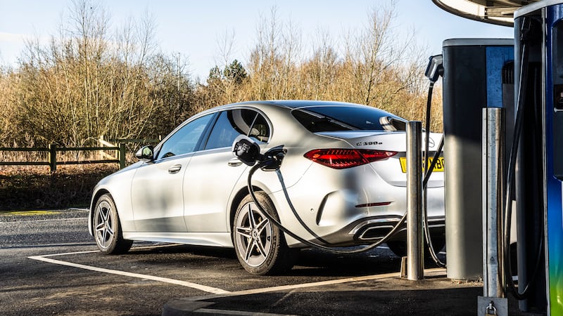 The electric range is one of the key considerations on a plug-in hybrid. (Mercedes)