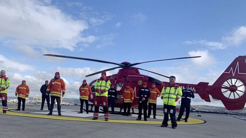 Since the first test flight, there have been 164 landings by the air ambulance onto the roof of the RVH 