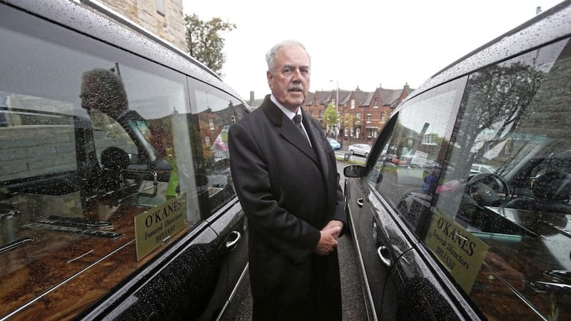 Hugh Dougal, of O&#39;Kanes Independent Family Funeral Directors in Belfast, has died after a short illness. Picture by Mal McCann 