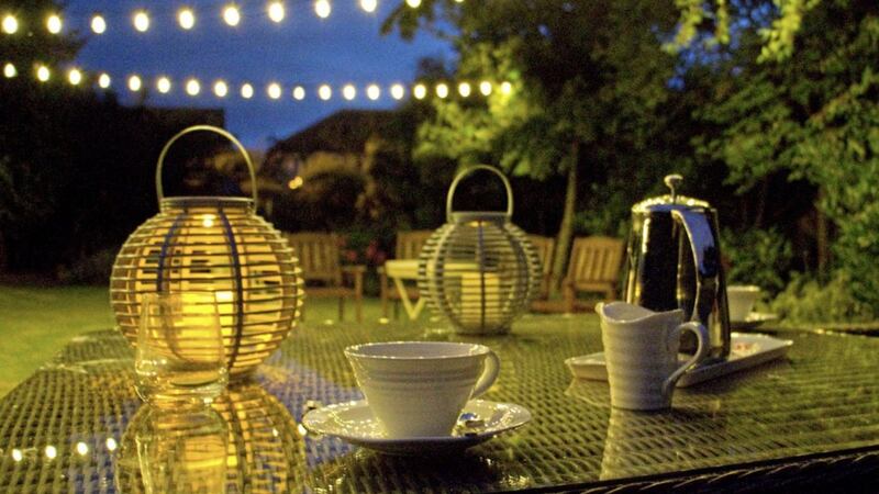 Add a touch of some ambient garden lighting to your summer evenings 