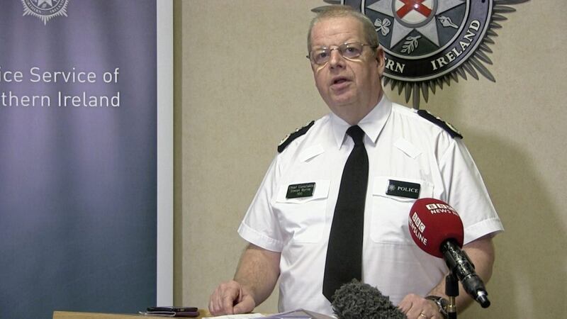 PSNI Chief Constable Simon Byrne. Picture by David Young, Press Association