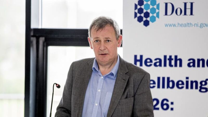 Richard Pengelly, Permanent Secretary of Department of Health, pictured in March at the launch of a public consultation to reorganise stroke services in Northern Ireland 