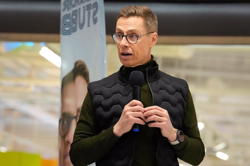 National Coalition Party candidate Alexander Stubb is favourite to become Finland’s next president (Sergei Grits/AP)
