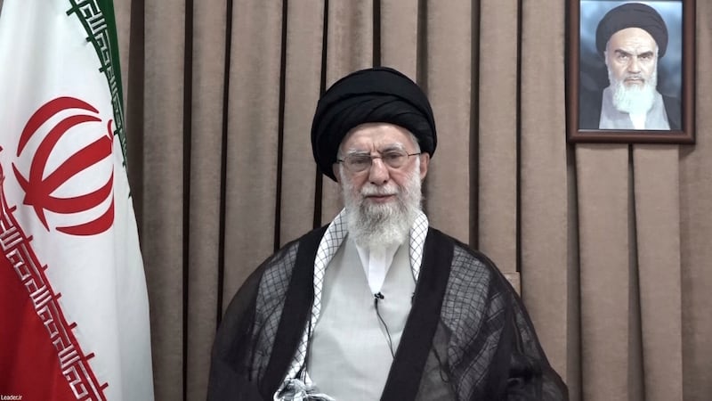 Supreme Leader Ayatollah Ali Khamenei (Office of the Iranian Supreme Leader via AP)