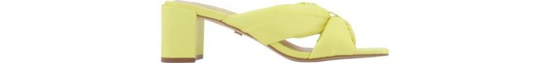 Master Plan Padded Mules in Lemon Leather, &pound;59, available from Office
