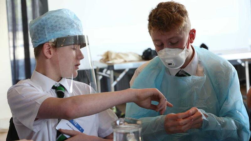 Pupils from St Malachy&#39;s College Belfast learn about medicine at BMA&#39;s schools&#39; engagement event 