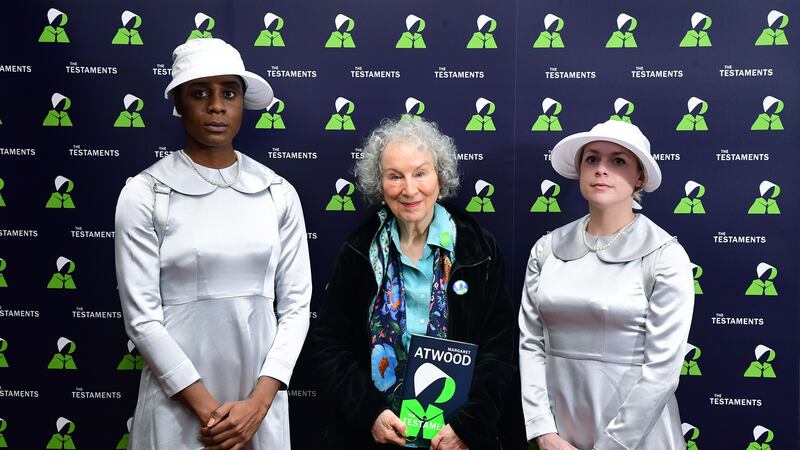 Margaret Atwood is in the running for The Testaments.