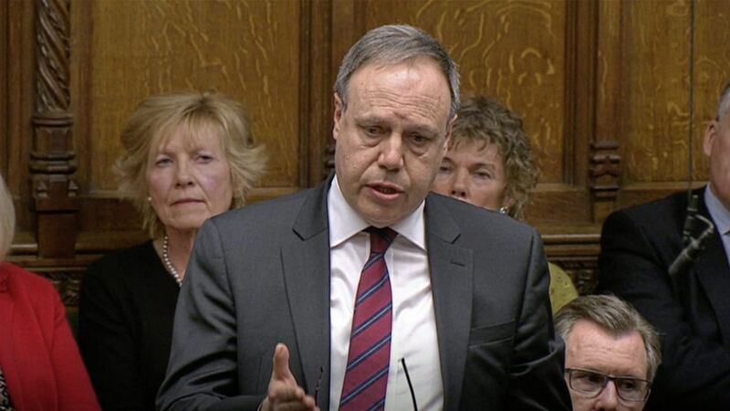Nigel Dodds is to take the title of Lord Dodds of Duncairn. Picture by House of Commons/PA Wire 