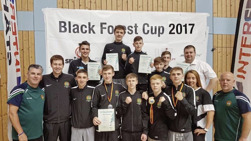 The successful Ulster High Performance team that competed in the Black Forest Cup in Germany last weekend 