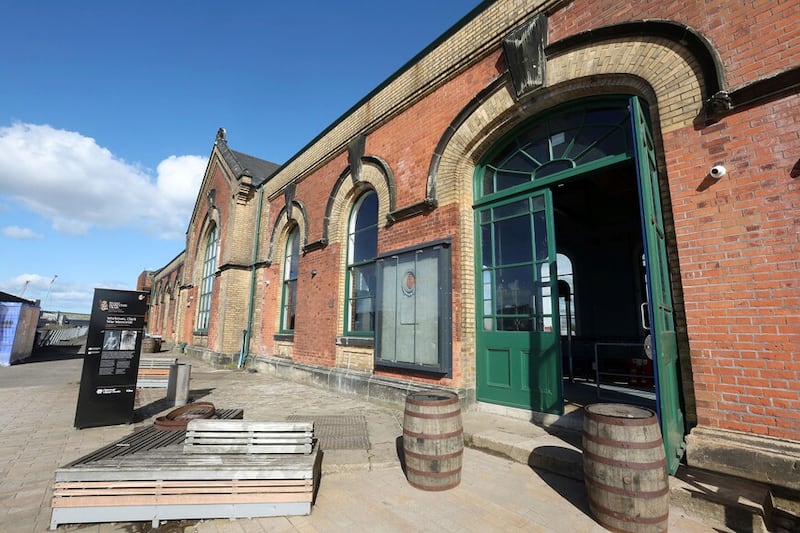 The Thompson pump house, in Belfast's Titanic Quarter. Picture by Mal McCann