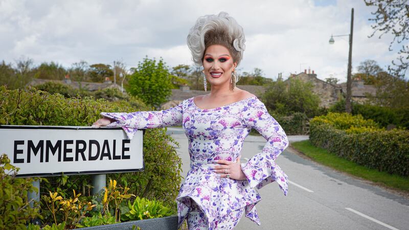The drag queen will appear in the Dales to open the event.