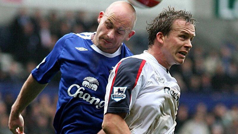 Former Everton and Republic of Ireland player Lee Carsley, left, will succeed&nbsp;Marinus Dijkhuizen as Brentford boss until the end of the season