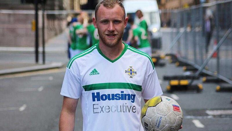 Gerard Bannon (24) has contacted his mother for the first time in a year and a half after representing Northern Ireland in the Homeless World Cup. Picture by East Belfast Mission/Press Association
