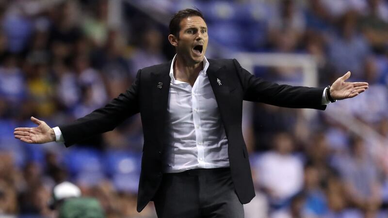 Current Derby manager Frank Lampard has been linked with the Chelsea job