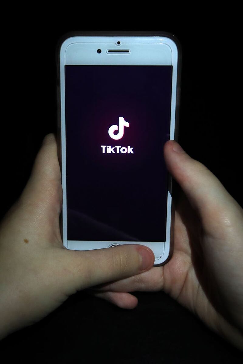 A TikTok app