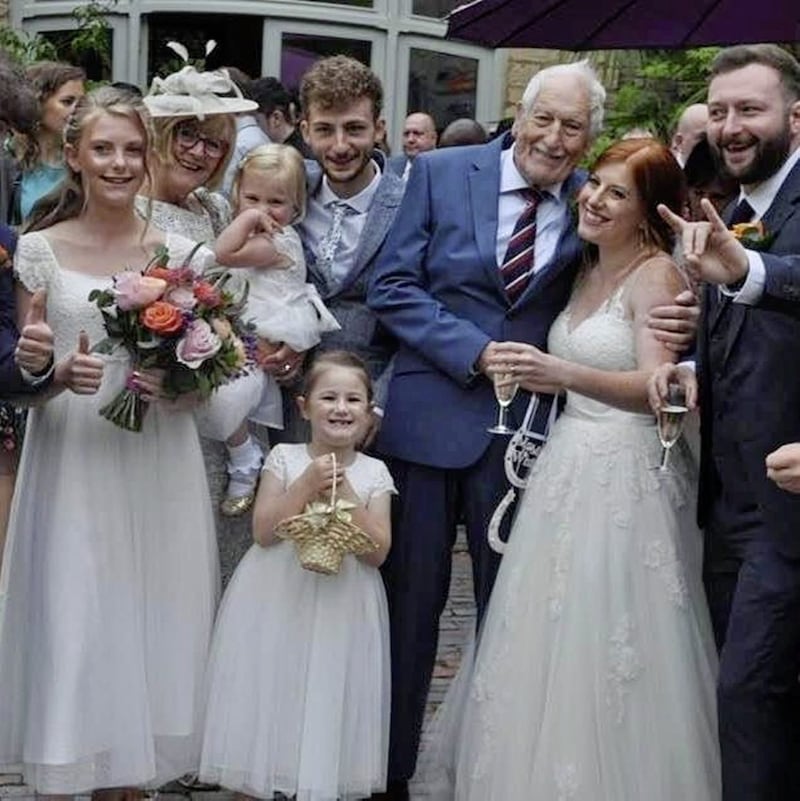 &nbsp;Despite ill health Joe attended the recent wedding of his granddaughter Rachel