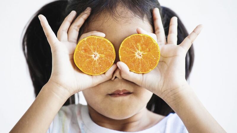 As well as citrus fruit, vitamin C is found in foods including broccoli and sugar snap peas 